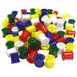 Plastic Cotton Reels Pack 100