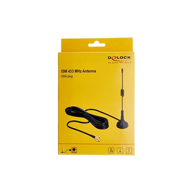 Delock 88877 ISM SMA Omni Star Antenna with Stand 433