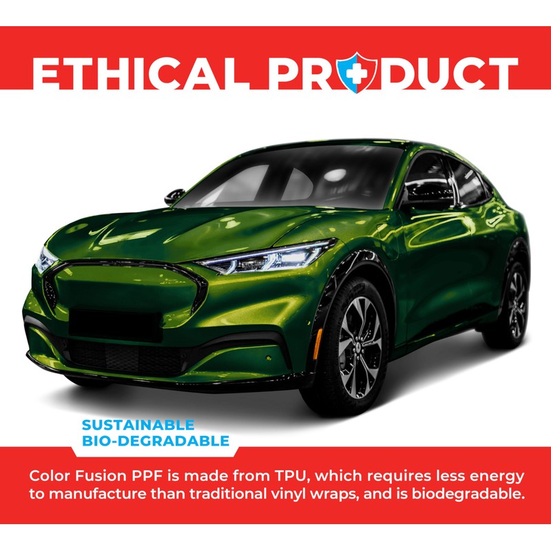 ColorFusion PPF by VViViD, Gloss Urban Green Dry Apply PPF