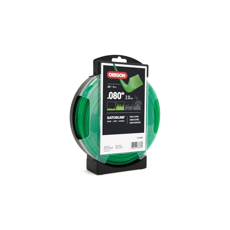 Oregon Gatorline Square Weed Wacker/String Trimmer Line, .08 in. by