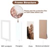DMSELL 4 Pack White 6x4 Photo Frame, White Picture Frames