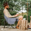 GAON. Silla Plegable para Camping y Exterior de Lona de