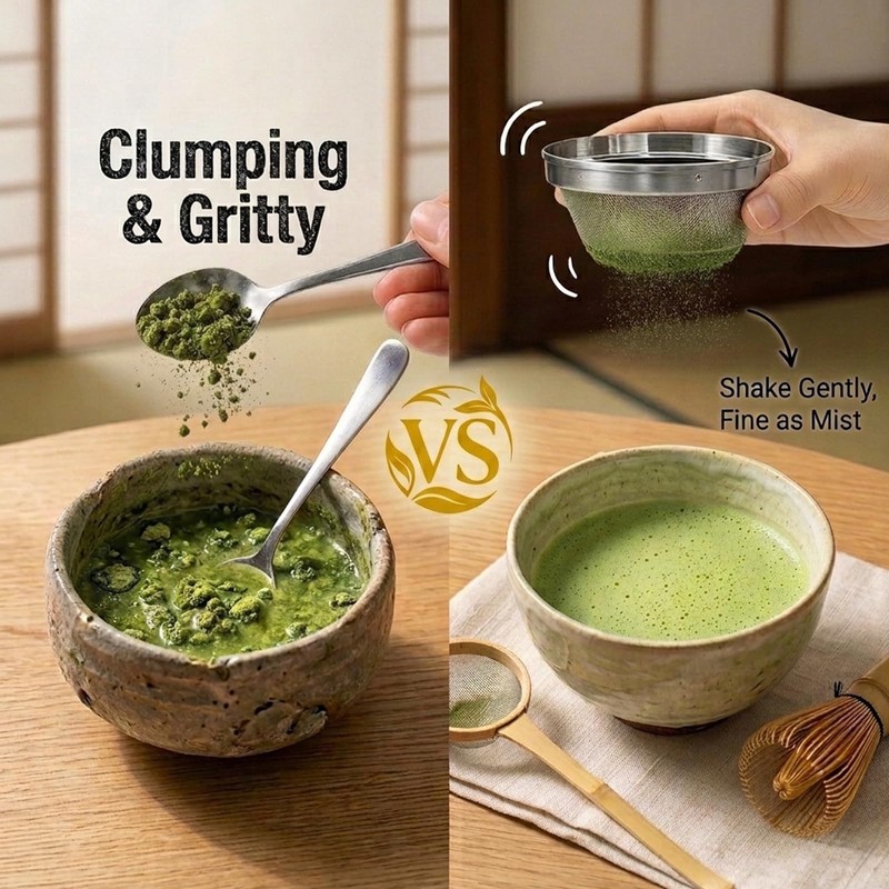 2-Pack Matcha Powder Sifter Container with 6 Stainless Steel Sifting