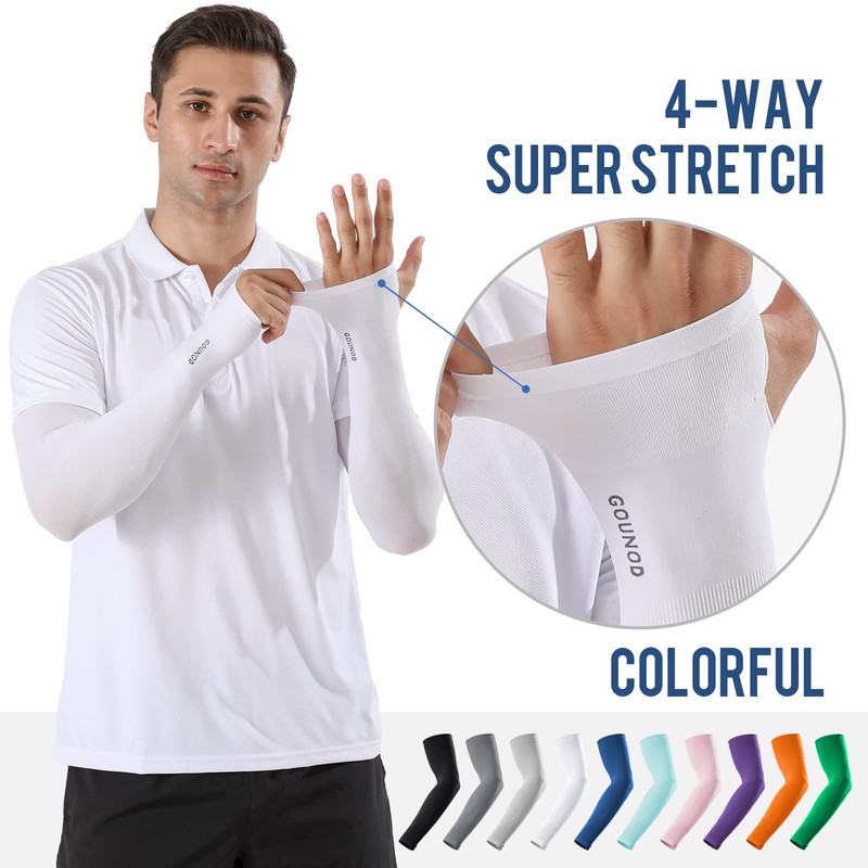 Arm Sleeves Men UV Protection, Cooling Sun Sleeves,Perfect for Gardening