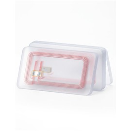 10Pcs NFC Clear Cards Ntag215 Cards Transparent Card Rewritable NFC Tags 504 Bytes Work Perfectly with All NFC-Enabled Devices