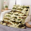 Fishing Blanket, Fishing Enthusiast's Blanket Gift, Sports Fish of North