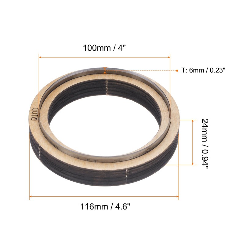 QUARKZMAN Leather Cutting Tool 4 Inch Diameter Leather Metal Cutting