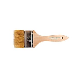 Pro Grade Chip Paint Brushes - 12-Pack - 2.5" Chip Brushes for Paints, Stains, Varnishes, Glues, & Gesso - Home Improvement - Interior & Exterior Use