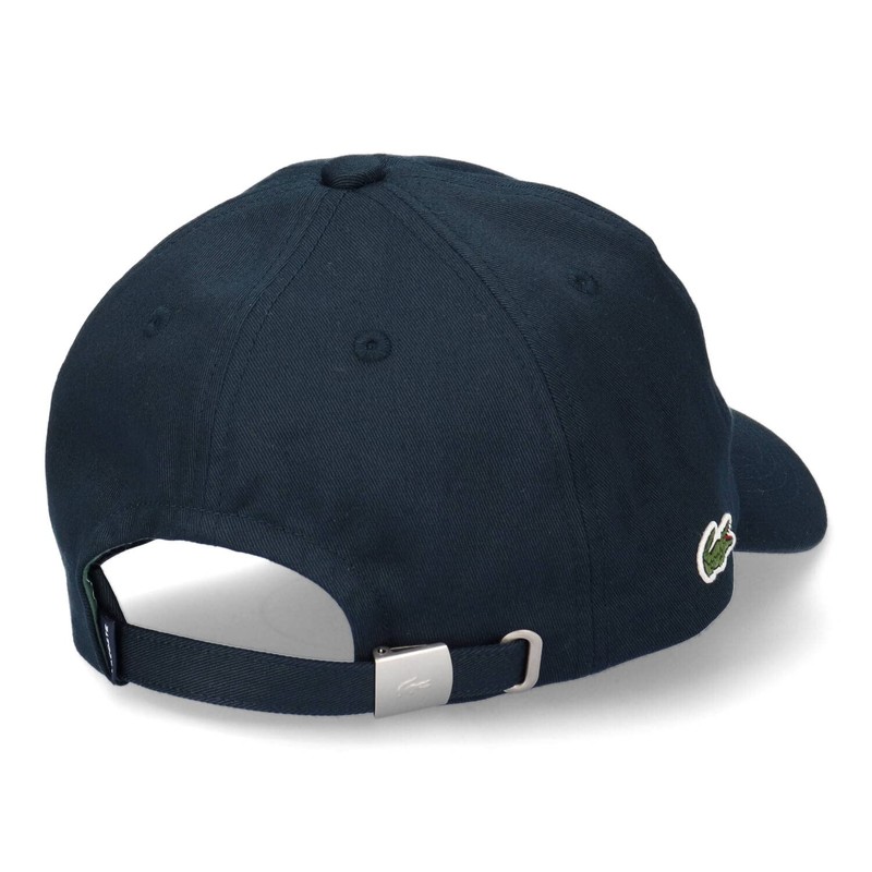 Lacoste Big L Logo Twill Cap, 013 navy