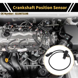 REPAIROCK 1 Pc Crankshaft Position Sensor for VW Golf GTI 2.0 1994-1998 Crank CKP Sensor Sturdy Metal Plastic Engine Black