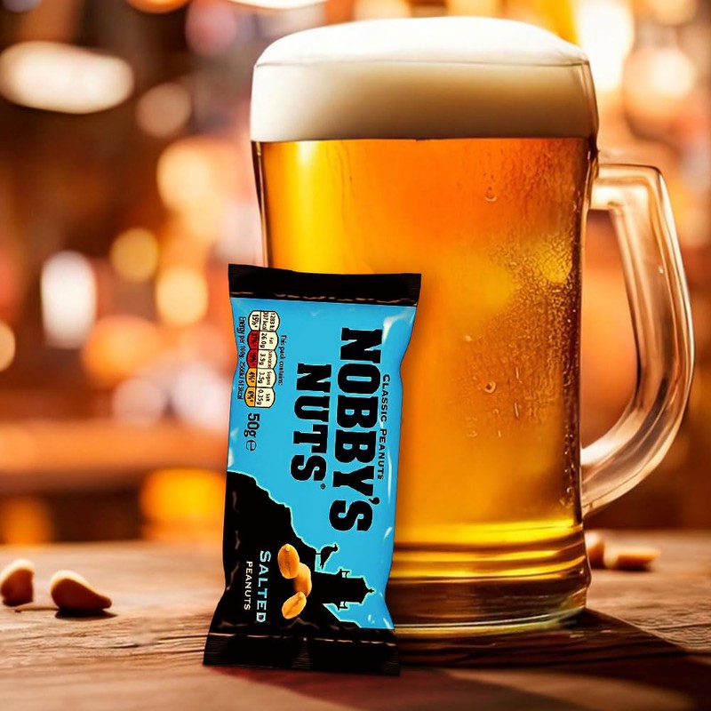 Nobby's Classic Salted Peanuts In Mega Pub Card 24x50g Packs