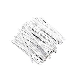Mask Nose Wire, 2 Core, 30 Piece Set, 30 Pieces 3.5 inches (9 cm), White Mask Wire, Shape Retention, Handmade, DIY, Materials, Mask Nose, Tape, Crafts, Handmade Mask, Nose Fitter, Fastener