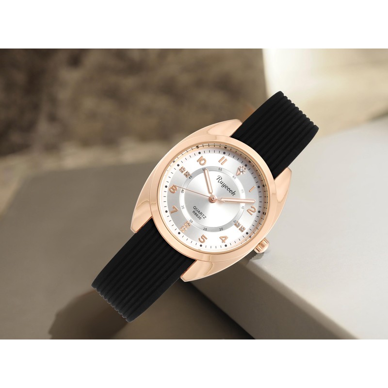 RUYEOOK Nurse Wrist Watch for Women,Elegant Silicone Band Nursing Waterproof