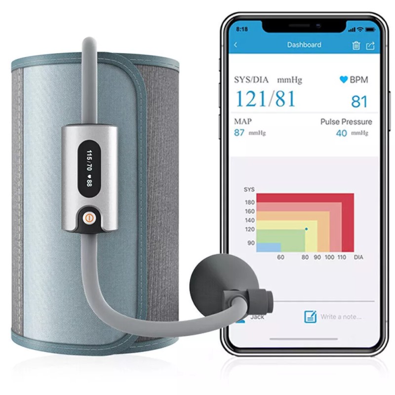 YZ AirBP Plus Portable Blood Pressure Monitors Upper Arm BP