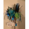 GO CAT SPARKLING KITTY DUSTER PEACOCK 18 INCH CAT TOY
