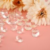 300pcs 20mm Transparent Acrylic Diamonds Crystals Pointed Beads Wedding Party