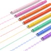 Aechy Curve Pen, Water-Based Pen, Highlighter, Fine Point, Flower Pattern,