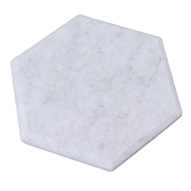 12PCS Hexagon Acoustic Panels High Density Sound Absorbing Panels Sound