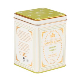 Harney & Sons Citron Green Tea, White, 20 Count (Pack of 1)