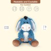SuzziPals Heatable and Coolable Donkey Stuffed Animals, Microwavable Stuffed Animal