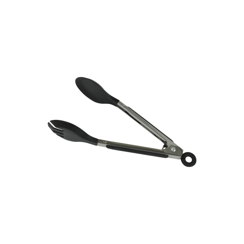 R&M International 96922 Mini 8" Spoon Tong with Locking Handle