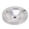 Hand Wheel Crank Handwheel Aluminum Alloy 0‑1mm Scale 80mm Diameter