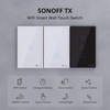 SONOFF Smart Light Switch, 2.4GHz WiFi Touch Smart Wall Switch