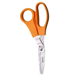 GPS 7"" Take Apart Kitchen Safety Shears, Orange Handle, Food Grade, Stainless Steel, Used For Chicken/Poultry/Fish/Meat/Vegetables and More