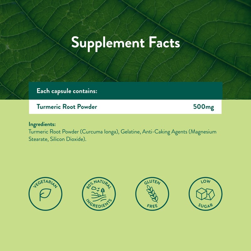 Holland & Barrett Turmeric 500mg 90 Capsules