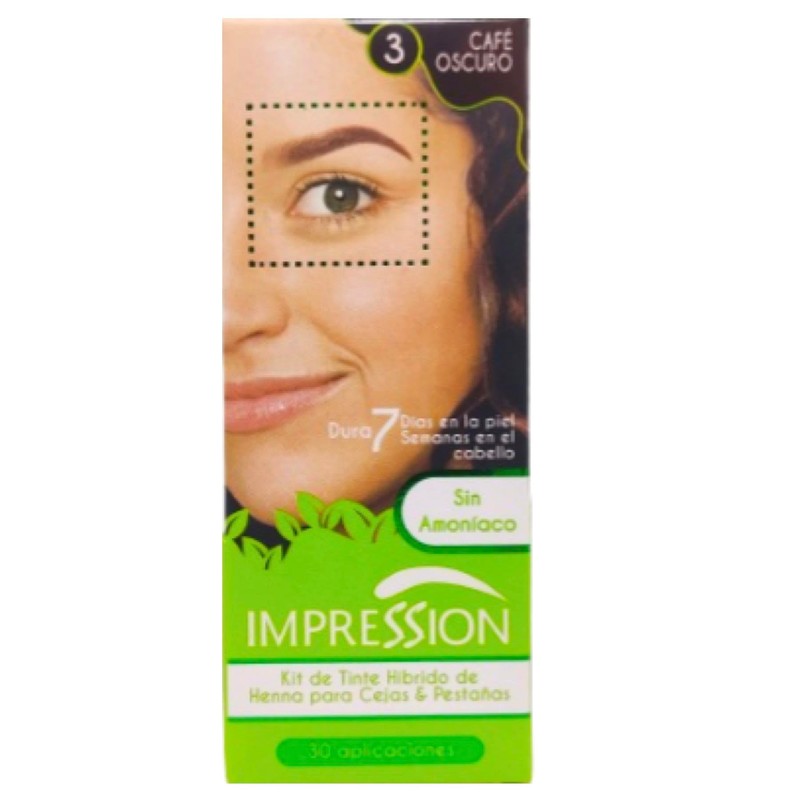 Kit Henna Tinte Híbrido Cejas y Pestañas Tipo Microblading Semipermanente