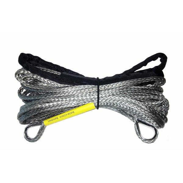 A<>WIN Synthetic Winch Rope Extension 1/4 10 Customized Length Towing
