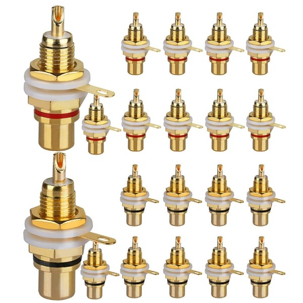 RIZES Speaker Amplifier Audio Socket Female Plug Jack Terminal Vacuum