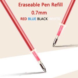 15Pcs Pen Refills, 0.7mm Erasable Rollerball Pen Ink Refills, Smooth Writing Ballpoint Pen Refills for School and Office Supplies