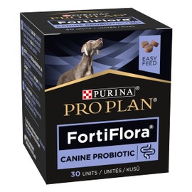 Purina PRO PLAN Forti Flora Chews Hund | 30 Kautabletten | Ergänzungsfuttermittel mit Probiotika | Kann dabei helfe Magen-Darm-Störungen zu minimieren | Für alle Altersgruppen