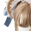 Tea Party Sun Hat Straw Plaited Lace Ribbon Tie Flowers