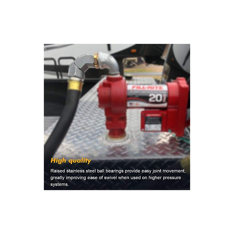 2PCS 3/4 Inch Fuel Swivel with Rotating Connector