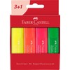 Faber-Castell 254604 – Highlighter Set TL 46, Pack of 4