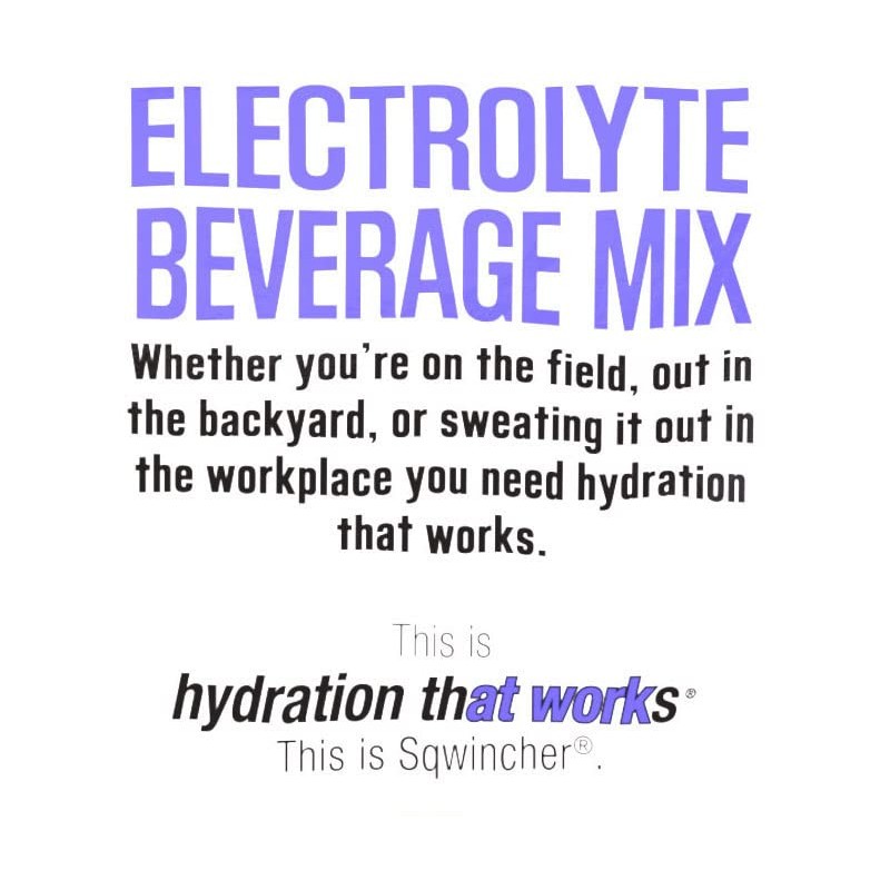 Sqwincher Activity Drink Bottles | Grape Flavored | Low Calorie