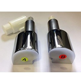 Roca The Gap Replacement Soft Close Toilet Seat Hinge Set in Chrome AI0012400R