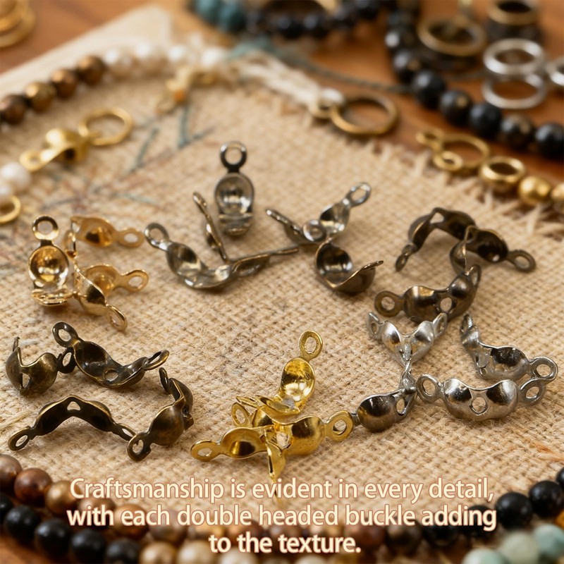 600 Pcs Crimp Covers for Jewelry Making, Crimp Beads Cover,