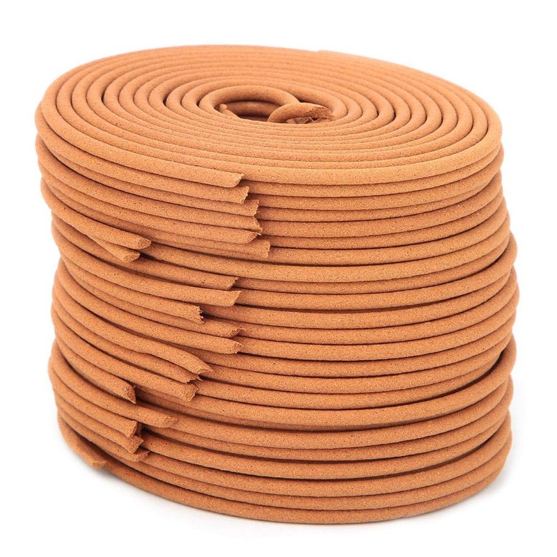 Hztyyier Sandalwood Coils Incense 4 Hours Indoor Incense 48pcs/Box Sandalwood