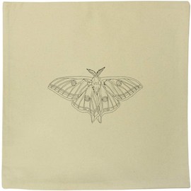 Azeeda 40cm x 40cm 'Luna Moth' Canvas Cushion Cover (CV00040408)