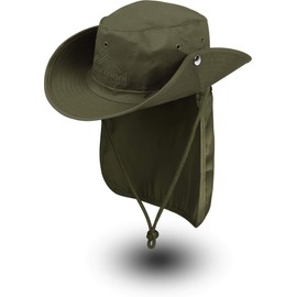 normani Outback Bush Hat with Removable Neck Protection
