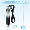 PATIKIL 5 Pcs Big Fat Pens, Black Heavy Weighted Ballpoint