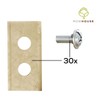 MOWHOUSE Lawnmower Spare Blades Set - Hardened Titan Blade Replacement