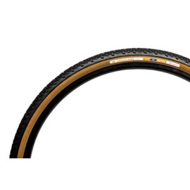 Panaracer Gravelking X1 TLR Tubeless Ready Folding Tyre - ZSG Gravel Compound -Puncture Resistant - Beadlock Technology - 120Tpi TuffTex Casing - Gravel Cycling Tyre, BLACK/BROWN