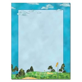 Back Nine Golf Letterhead Laser & Inkjet Printer Paper - 100 Sheets