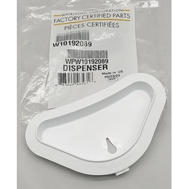 W10192089 Washer Bleach Dispenser Cup - New - Genuine OEM - R5-G9 - EA241225