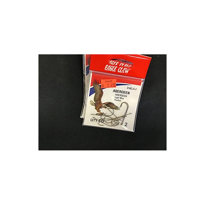 Eagle Claw 214ELA-2 Classic Hooks, Bronze