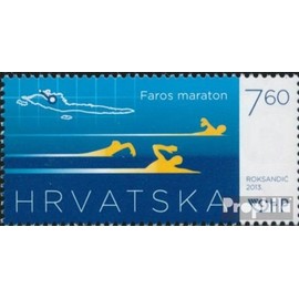 Croatia 1103 (complete.issue.) unmounted mint/never hinged ** MNH 2013 Faros Marathon (Stamps for collectors) Water sports (swimming/sailing…)